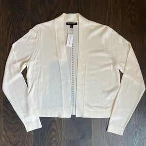 Banana Republic cream open front cardigan. Size S. NWT- Bundle For Less